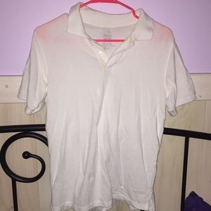 1 white & 1 black collared T-shirt